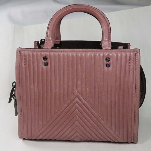 Coach Rogue 25 Womens Handbag Shoulder Bag Crossbody Quilted Nappa Leather $795 - Picture 5 of 13